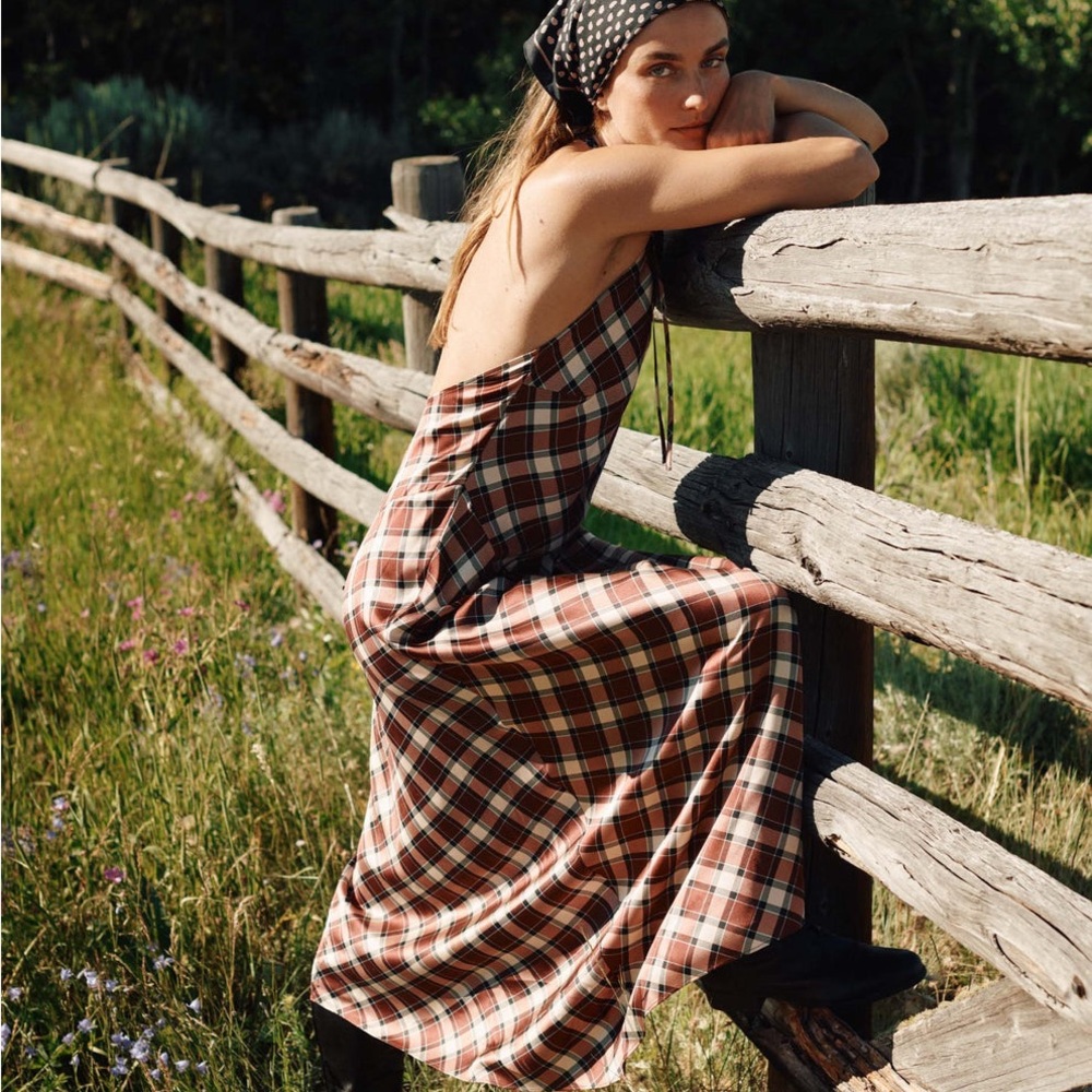 NWOT Doen Maxime Dress in Norfolk Plaid